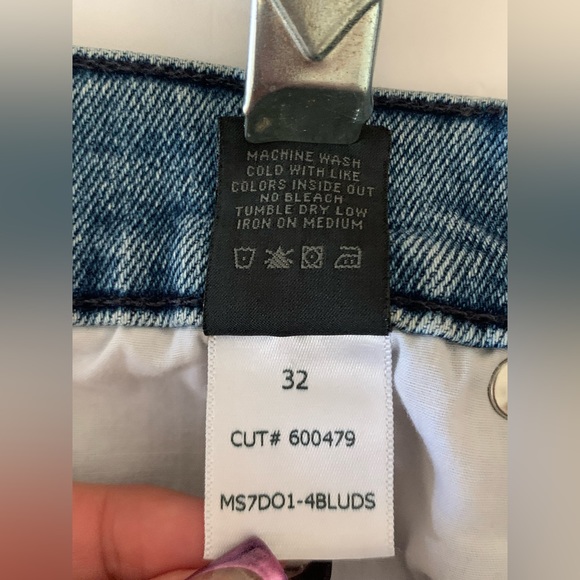 RtA Bryant Skinny Fit Distressed Jeans Men’s Size 32 Medium Blue Wash Denim - Picture 7 of 11